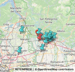 Mappa Via Garibaldi, 24030 Ambivere BG, Italia (9.93929)