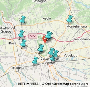 Mappa Via A. De Gasperi, 31039 Riese Pio X TV, Italia (6.31)