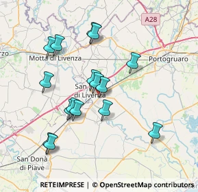 Mappa Via Ezio Vanoni, 30029 San Stino di Livenza VE, Italia (6.92438)