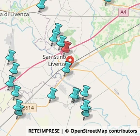 Mappa Via Ezio Vanoni, 30029 San Stino di Livenza VE, Italia (5.266)