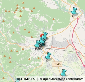 Mappa Via SS Trinità, 36015 Schio VI, Italia (5.8105)