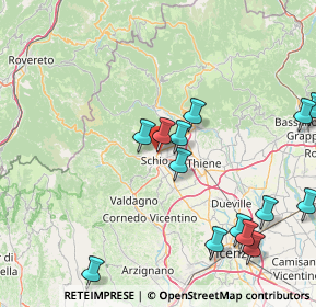 Mappa Via SS Trinità, 36015 Schio VI, Italia (18.98214)