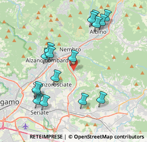 Mappa Via Gavarno, 24027 Villa di Serio BG, Italia (4.22188)