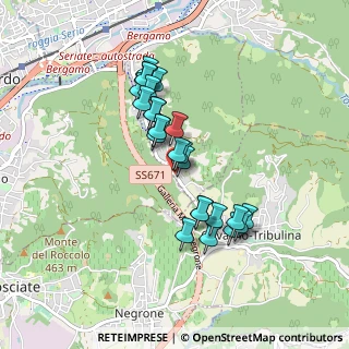 Mappa Via Gavarno, 24027 Villa di Serio BG, Italia (0.74615)