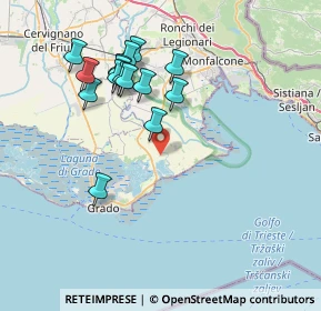 Mappa Via Valle, 34073 Grado GO, Italia (7.30667)