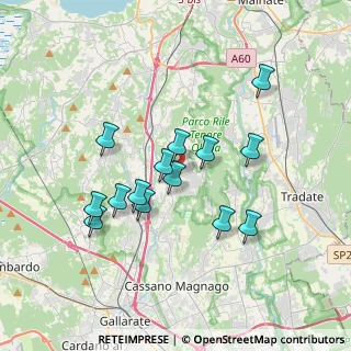 Mappa Via per Carnago, 21040 Carnago VA, Italia (3.165)