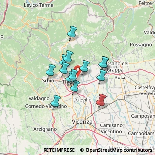 Mappa Via Vivaro, 36030 Zugliano VI, Italia (9.88357)