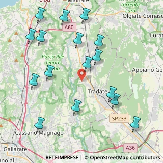 Mappa Via Tintoretto, 21050 Lonate Ceppino VA, Italia (4.875)