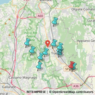 Mappa Via Tintoretto, 21050 Lonate Ceppino VA, Italia (3.39917)