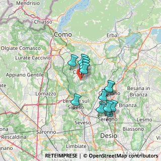 Mappa Via G. Rossini, 22060 Figino Serenza CO, Italia (5.62692)