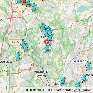 Mappa Via G. Rossini, 22060 Figino Serenza CO, Italia (5.98)
