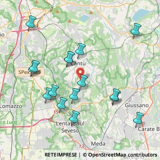 Mappa Via G. Rossini, 22060 Figino Serenza CO, Italia (4.33188)