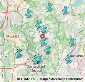 Mappa Via G. Rossini, 22060 Figino Serenza CO, Italia (4.21846)