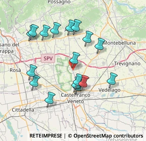 Mappa Via Ugo Foscolo, 31039 Riese Pio X TV, Italia (7.19882)