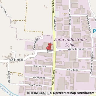 Mappa Via Braglio, 74, 36015 Schio, Vicenza (Veneto)