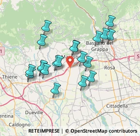 Mappa SP 248, 36063 Marostica VI, Italia (6.5485)