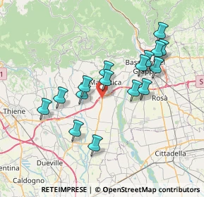 Mappa SP 248, 36063 Marostica VI, Italia (6.71688)