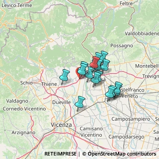 Mappa SP 248, 36063 Marostica VI, Italia (9.22188)