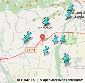 Mappa SP 248, 36063 Marostica VI, Italia (4.18083)