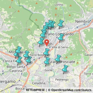 Mappa 24020 Ranica BG, Italia (1.87412)