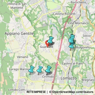 Mappa Via Castelli, 22070 Guanzate CO, Italia (1.75727)