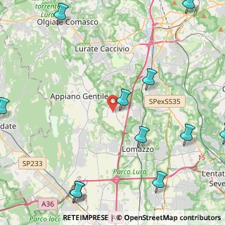 Mappa Via Castelli, 22070 Guanzate CO, Italia (6.31727)
