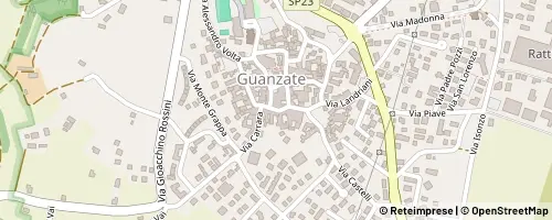 Mappa Guanzate