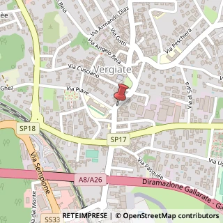 Mappa Via Felice Cavallotti, 17, 21029 Vergiate VA, Italia, 21029 Vergiate, Varese (Lombardia)