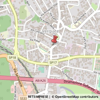 Mappa Via F. Cavallotti, 23, 21029 Vergiate, Varese (Lombardia)