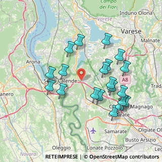 Mappa Via Boschetto, 21029 Vergiate VA, Italia (7.417)