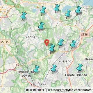Mappa Via alla Chiesa, 22063 Cantù CO, Italia (5.13143)