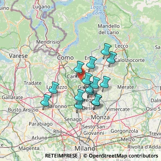 Mappa Via alla Chiesa, 22063 Cantù CO, Italia (10.56333)