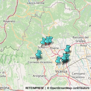 Mappa Via Campania, 36014 Santorso VI, Italia (13.96929)