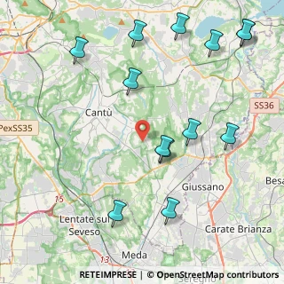 Mappa Via Pascoli, 22063 Cantù CO, Italia (5.06615)