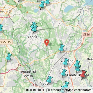 Mappa Via Pascoli, 22063 Cantù CO, Italia (7.23421)