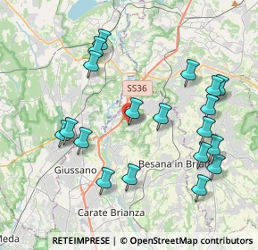 Mappa Via Meucci, 20836 Briosco MB, Italia (4.23474)