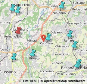 Mappa Via Meucci, 20836 Briosco MB, Italia (2.79818)