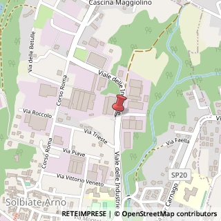 Mappa Via delle Industrie, 9, 21048 Solbiate Arno, Varese (Lombardia)