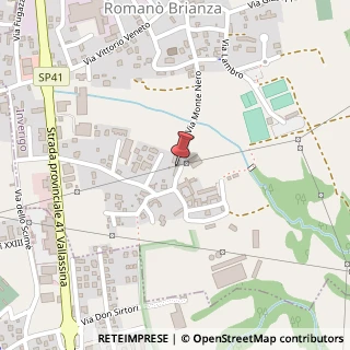 Mappa Via Monte Nero, 34, 22044 Inverigo, Como (Lombardia)