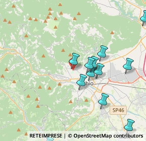Mappa Via Roccoletto, 36036 Schio VI, Italia (4.89357)