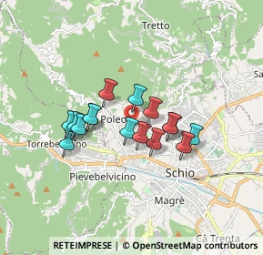 Mappa Via Roccoletto, 36036 Schio VI, Italia (1.27375)