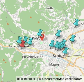 Mappa Via Roccoletto, 36036 Schio VI, Italia (1.835)