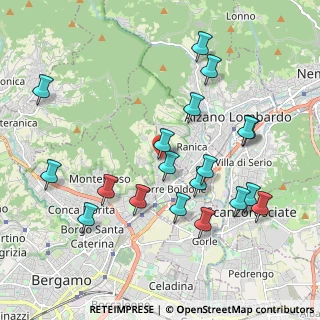 Mappa Via Roma, 24020 Torre Boldone BG, Italia (2.08421)