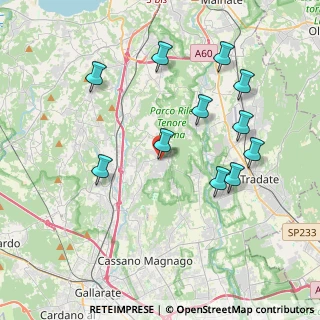Mappa Piazza Solferino, 21040 Carnago VA, Italia (3.96545)