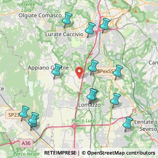Mappa Via Bancora e Rimoldi, 22070 Guanzate CO, Italia (4.98538)