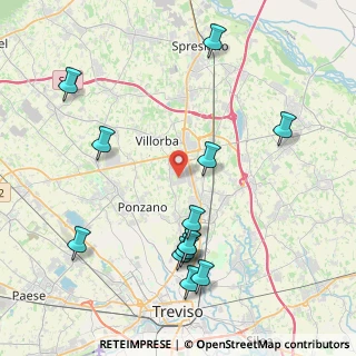 Mappa Via Don Giovanni Minzoni, 31020 Villorba TV, Italia (4.67231)