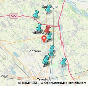 Mappa Via Don Giovanni Minzoni, 31020 Villorba TV, Italia (3.17)
