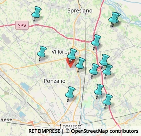 Mappa Via Don Giovanni Minzoni, 31020 Villorba TV, Italia (3.94538)