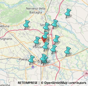 Mappa Via Don Giovanni Minzoni, 31020 Villorba TV, Italia (5.99923)