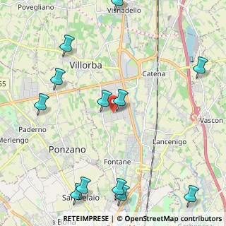 Mappa Via Don Giovanni Minzoni, 31020 Villorba TV, Italia (2.88167)